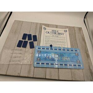 Bible Outburst Chips Score Instructions Bag Board Game Replacement Pieces 1989